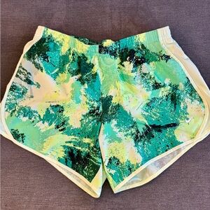 Nike Vibrant Green and Yellow Kids Shorts